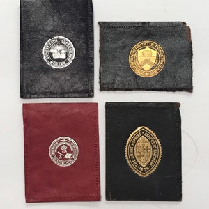 ONE Antique Tobacco Leather - College Seals - Alfred University, Johns Hopkins, University of Miami