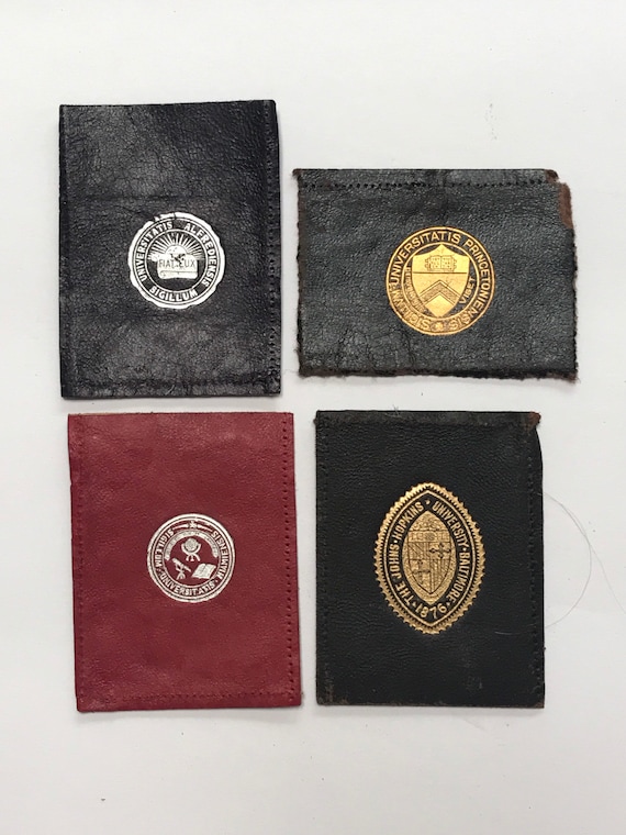 ONE Antique Tobacco Leather - College Seals - Alfred University, Johns  Hopkins, University of Miami
