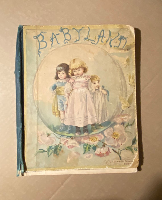 Vintage libro del bebé, álbum del bebé, libro del bebé de 1950