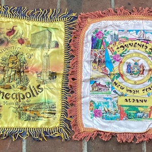 ONE Souvenir Pillow Case from Albany, New York State or Minneapolis