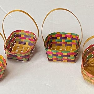 Choose ONE Vintage (1950s) Mini Easter Basket, Made in Japan