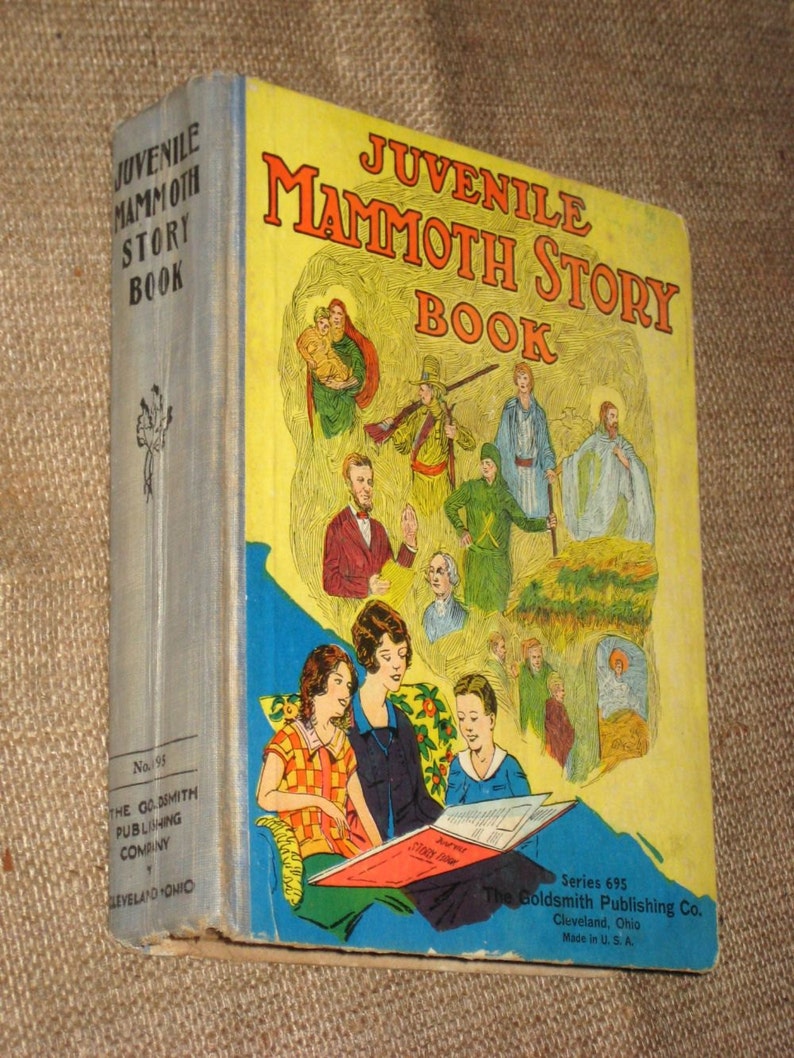 Vintage 1921 Children's Book Juvenile Mammoth Story Book image 1