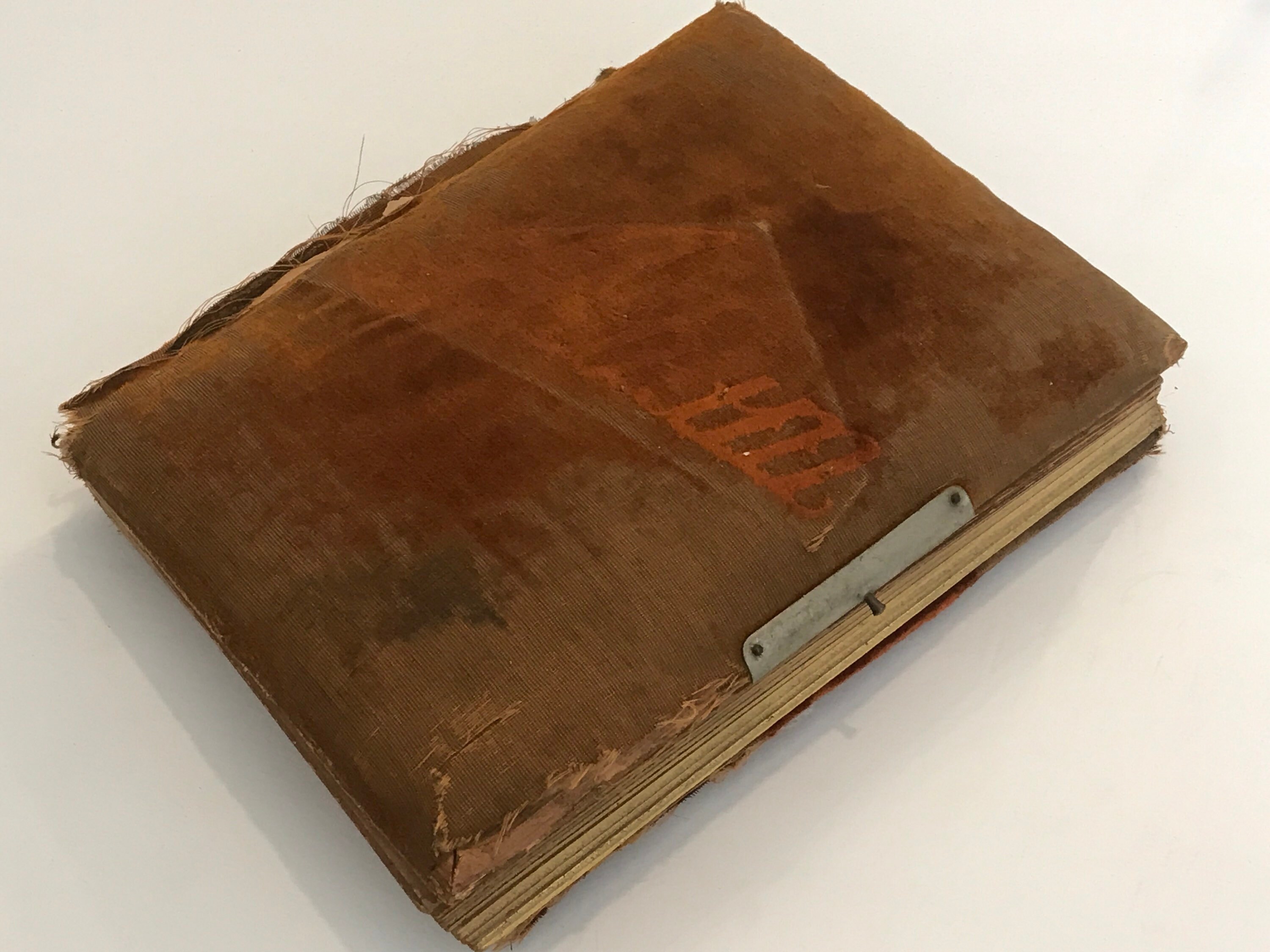 Antique Victorian Photograph Album Velvet Covers With 25