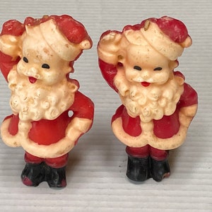 ONE Vintage 5.5” Gurley Figural Christmas Candle - Santa Claus Candle