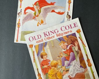 Two Vintage Nursery Rhyme Books -Old King Cole and Other Rhymes AND Morher Goose and Other Rhymes
