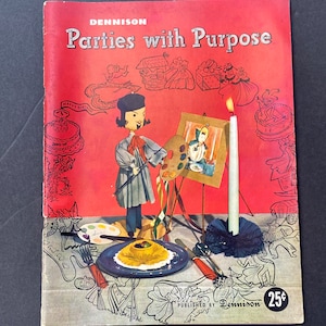 Vintage (1949) Dennison  Booklet - Parties with Purpose