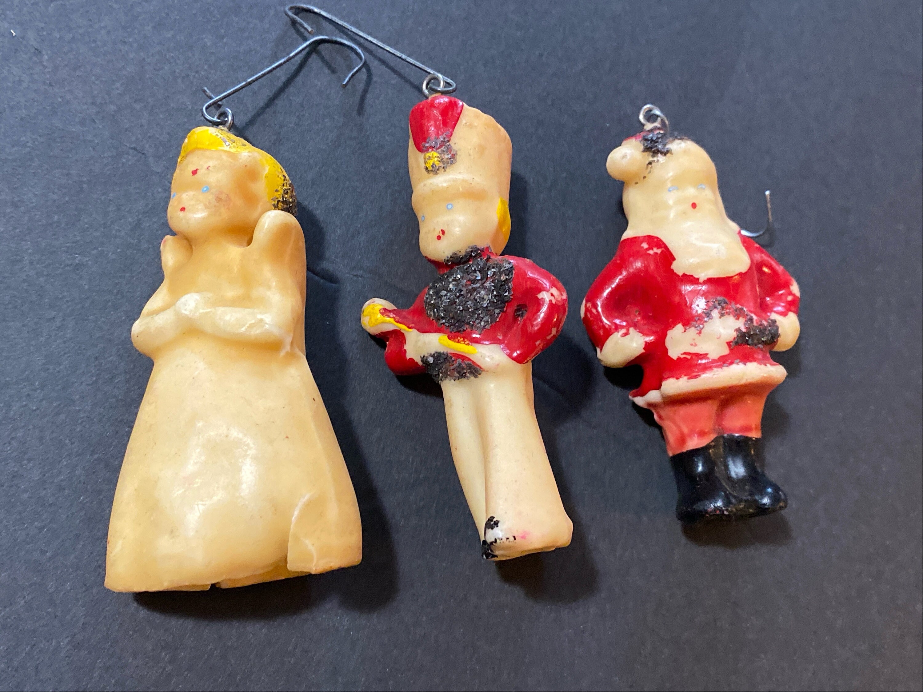 Vintage Christmas Snowman Ornaments in Wax - Etsy