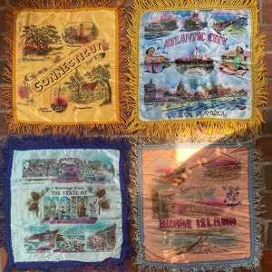 50s Souvenir Pillow - Etsy