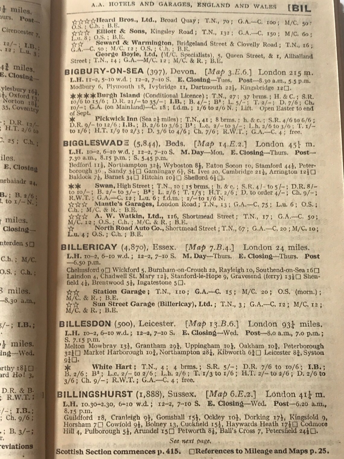 Vintage 19361937 the Automobile Association Handbook Etsy
