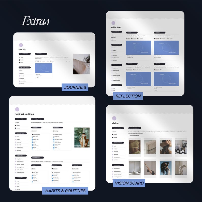 Second Brain Notion Template 2026: Productivity Planner, ADHD Digital Planner, PARA Method