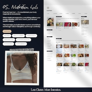 Glow-Up planner, Life planner Notion, Aesthetic Notion template, All-in-one life dashboard including Glow-Up challenge