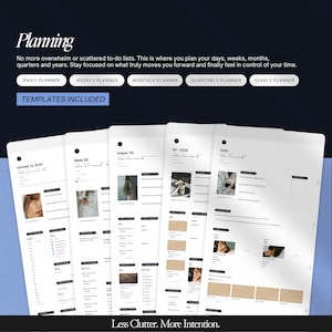 Second Brain Notion Template 2026: Productivity Planner, ADHD Digital Planner, PARA Method