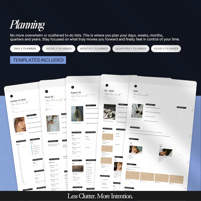 Second Brain Notion Template 2026: Productivity Planner, ADHD Digital Planner, PARA Method