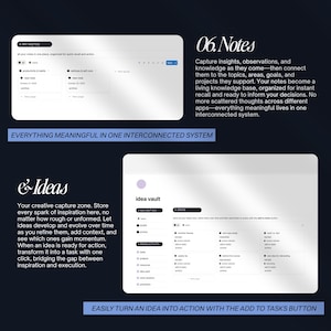 Second Brain Notion Template 2026: Productivity Planner, ADHD Digital Planner, PARA Method