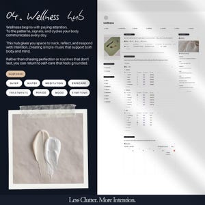 Glow-Up planner, Life planner Notion, Aesthetic Notion template, All-in-one life dashboard including Glow-Up challenge