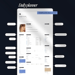 Second Brain Notion Template 2026: Productivity Planner, ADHD Digital Planner, PARA Method