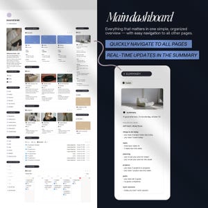 Second Brain Notion Template 2026: Productivity Planner, ADHD Digital Planner, PARA Method