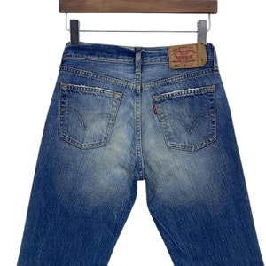 Levi&#39;s Jeans 501 Size Waist 29 90er Vintage Levis 501-01 Damen Light Wash Denim W27 L29.5