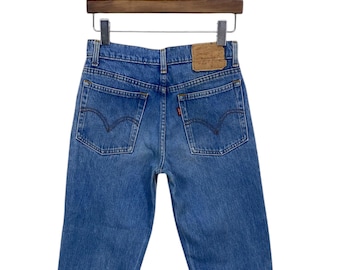 Levi's Jeans 506 Size Waist 31 90's Vintage Levis 506-02 Jeans High Waisted Skinny Jeans Denim Mom Jeans W27 L29