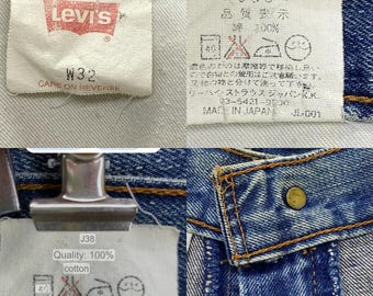 Levi's Jeans 503 Size Waist 32 90's Vintage Levi's 503-03