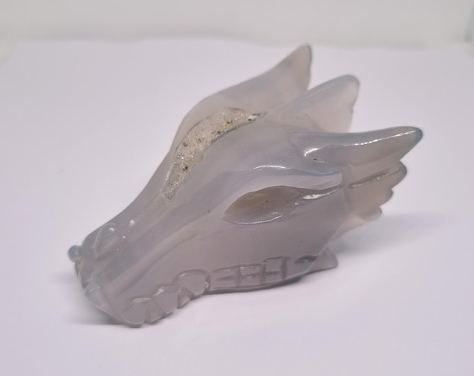 Gemstone Power Animal Dragon - Geodes Agate