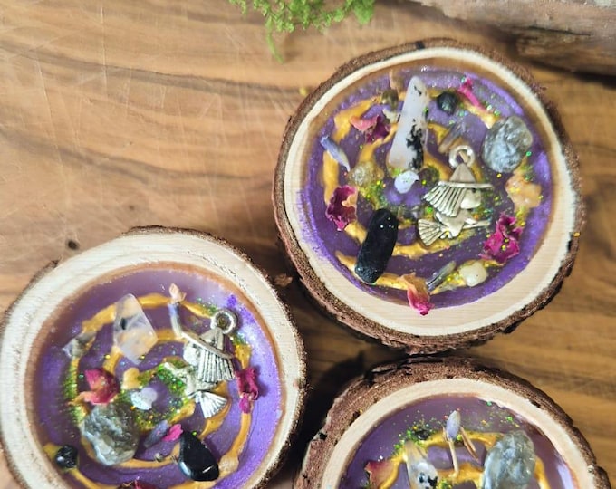 Witches Brew - Wooden Tealight