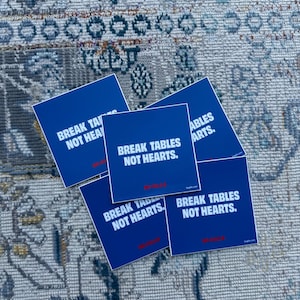 Table Breaker Sticker // For Buffalo Football Fans and Table Breakers