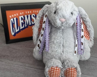 Custom Collegiate Jellycat Bunny: College Commitment, Graduation, Alumni Gift - Any College