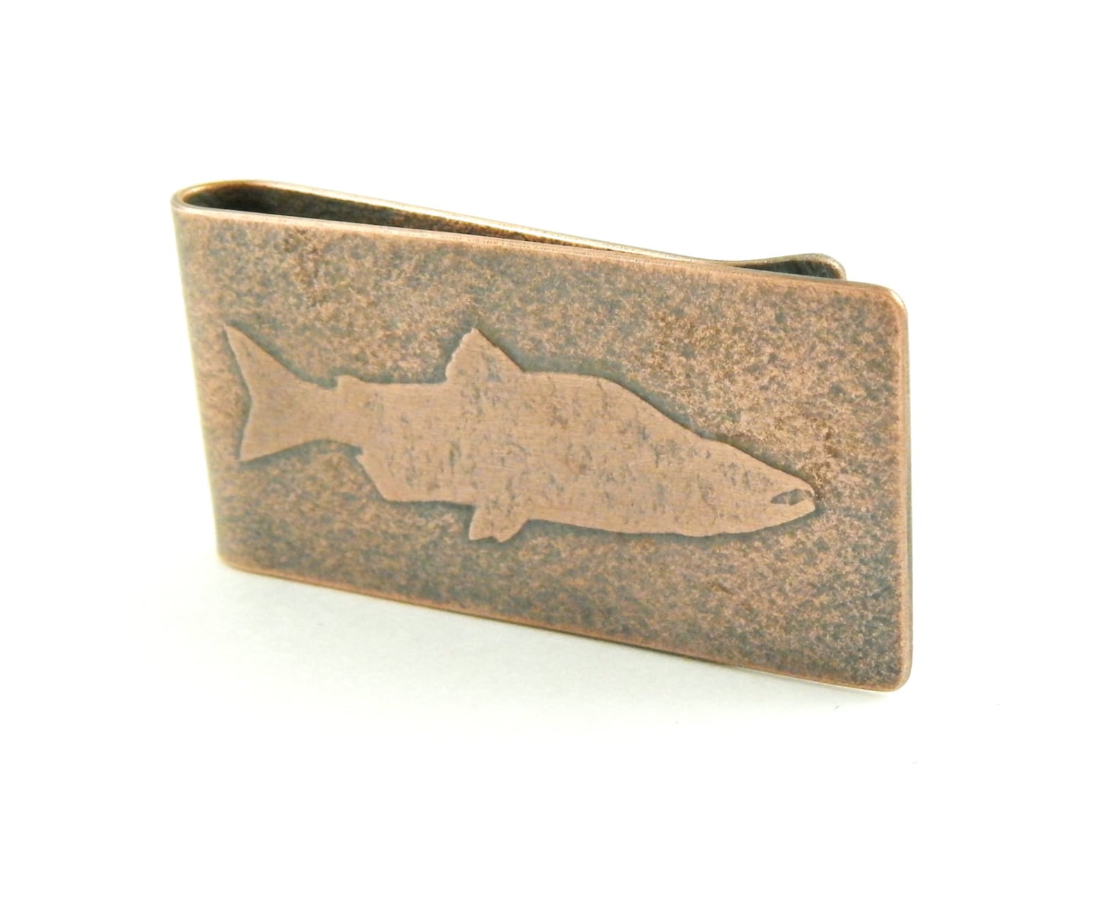 Salmon Money Clip Sockeye Salmon Fish Money Clip Fish Etsy