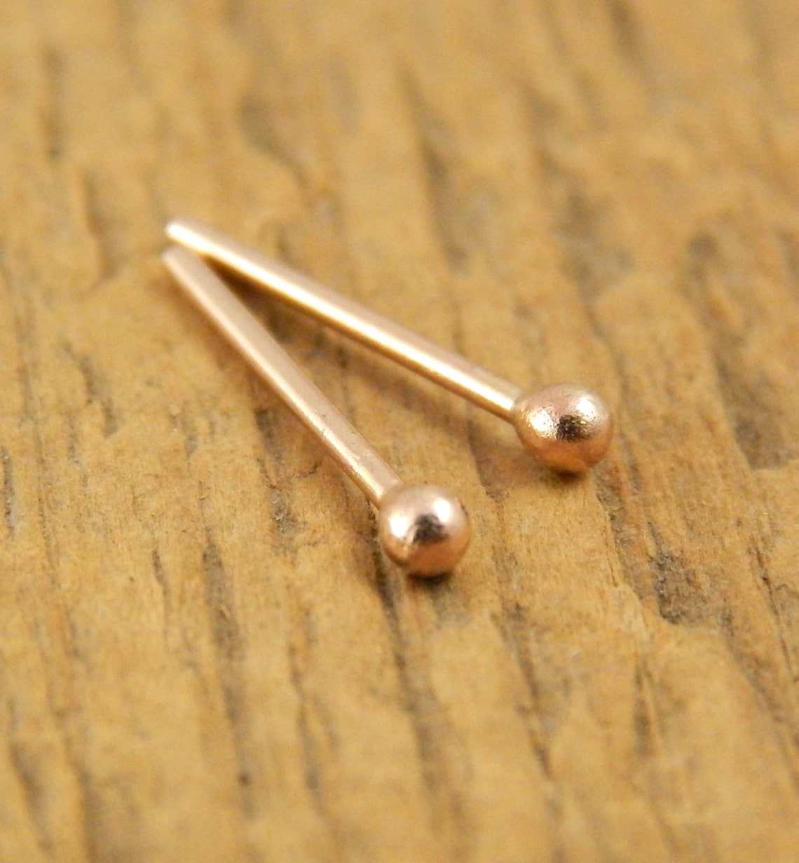Tiny rose gold studs Clearance