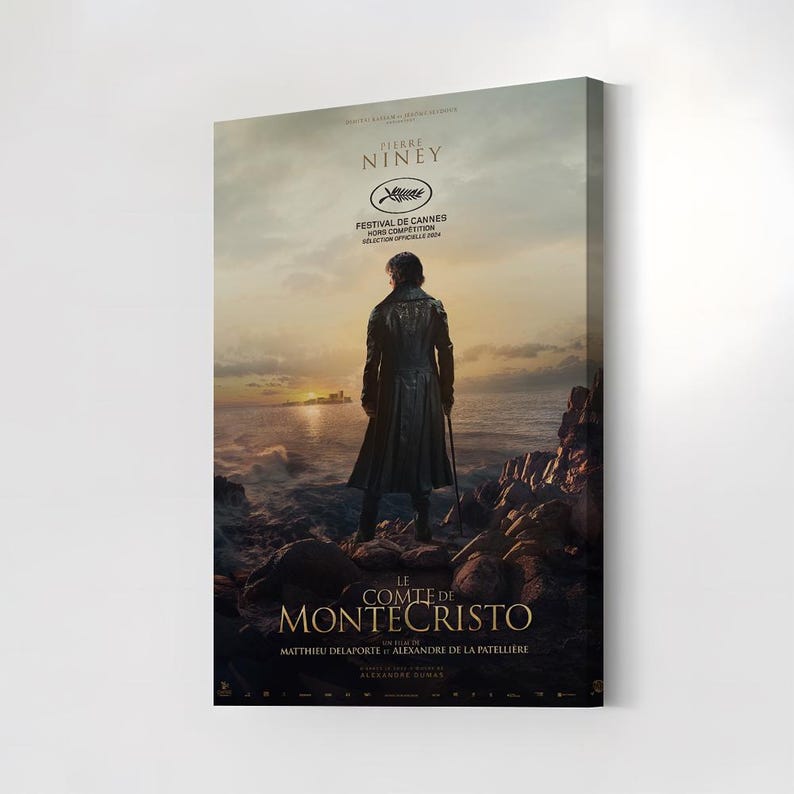 The Count of Monte-cristo Movie Poster Wrapped Framed Poster Premium ...