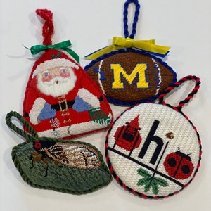 Needlepoint Ornament Finishing Service - Hand Sewn in 8-10 weeks