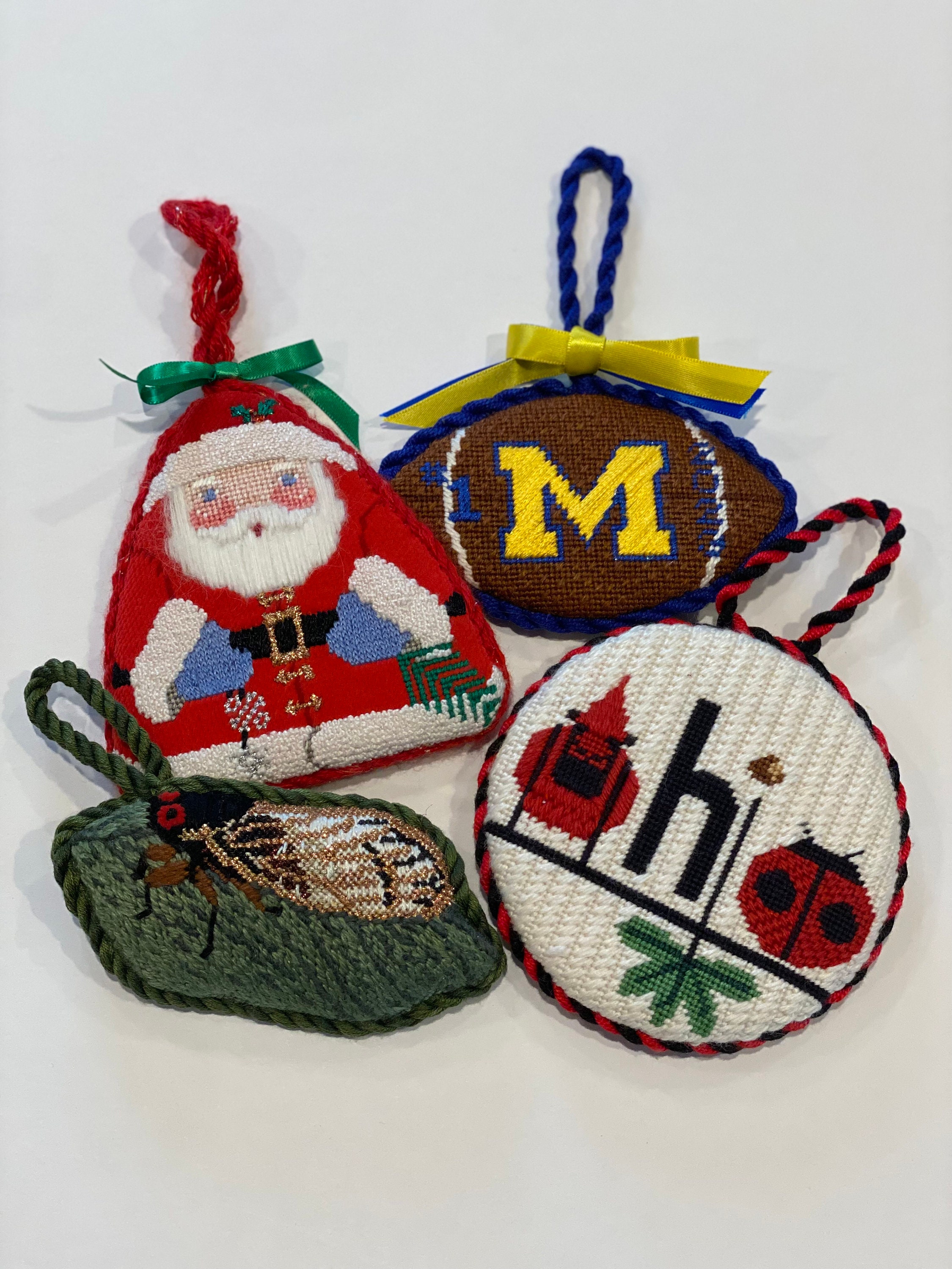 Needlepoint Ornament Finishing Service - Hand Sewn in 8-10 weeks