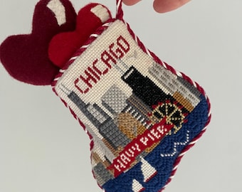 Mini-Stocking Needlepoint Finishing Service - Hand Sewn in 8-10 weeks