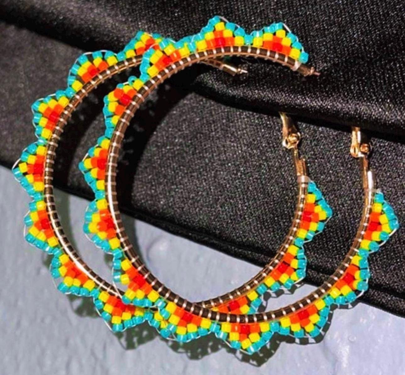 Collana E Orecchini Kanzashi Fatti A Mano - Gioielli - Collane - ... | Su - Foto 9