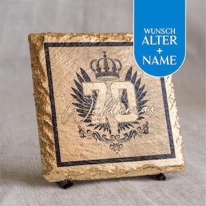 Geburtstagsgeschenk 70. GEBURTSTAG GESCHENK | PERSONALISIERTES Geschenk 70. Geburtstag Gold | Geldgeschenk 70. Geburtstag