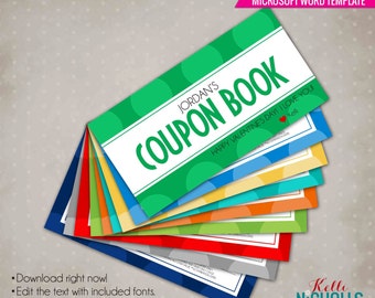 valentine s day printable customized coupon book gift etsy