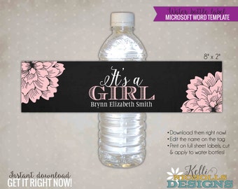 Printable elmo water bottle labels