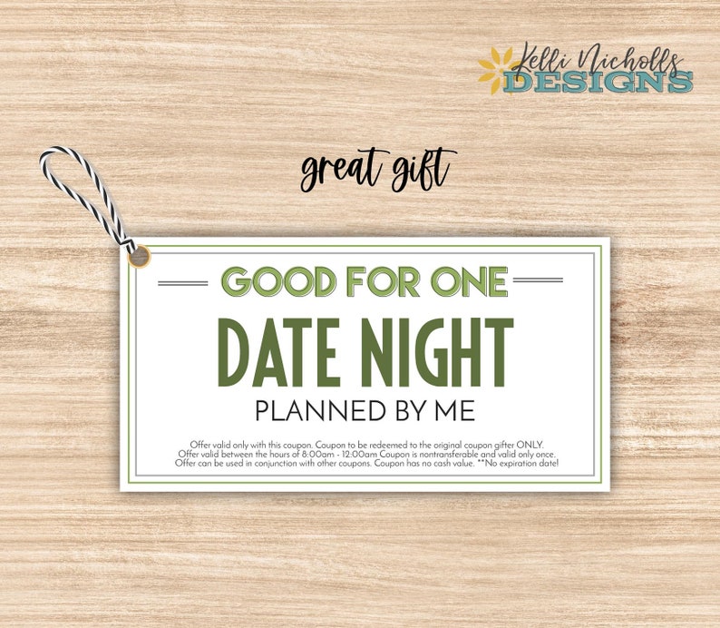 Printable Customized Valentine's Day Coupon Book Gift, Last Minute For Him or Her, Instant Download image 3