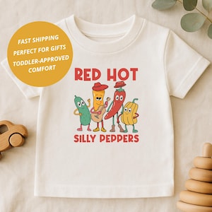 Red Hot Silly Peppers Kid - Etsy