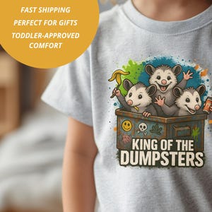 Opossum Shirt: Cute Kids T-Shirt, Funny Animal Tee, Birthday Gift, Playful Toddler Shirt