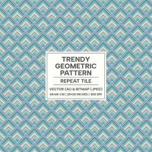 Patrón geométrico de moda, mosaico repetido con rayas de colores, motivo de diamantes para ropa deportiva, decoración del hogar y papeles pintados, 300 DPI