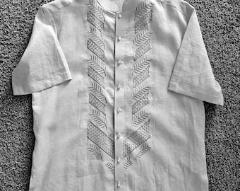 XL Barong Gusot Mayaman Full-Open