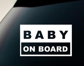 Baby on Board Car Sticker