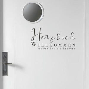 Türbeschriftung für Ihr Zuhause individuell und elegant und kreativ