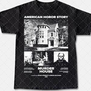 t-shirt American Horror Story vintage des années 90, T-shirt evan peters, American Horror Story Merch, t-shirt graphique, chemise de la culture pop