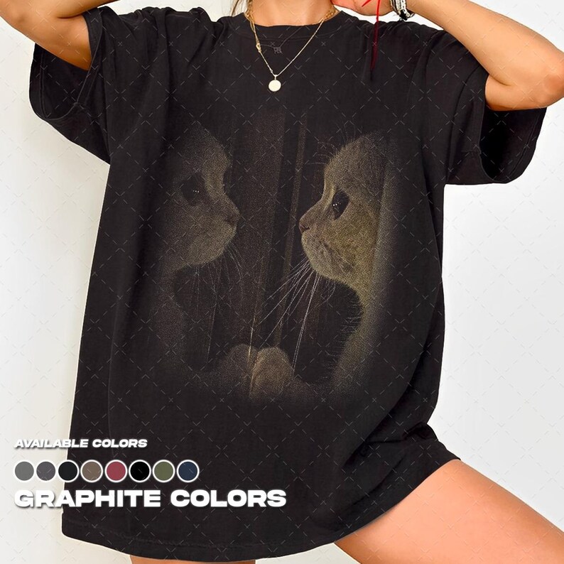 Sad Kitten Meme Shirt | Funny Animal Meme Tee | Cat Shirt | Unisex Graphic T Shirt Dog Photo T-Shirt | Unisex Tee Comfort Colors image 6