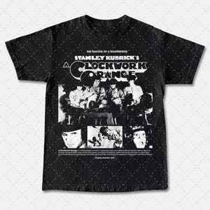 Vintage 90s Clockwork Orange Stanley Kubrick&#39;s Tee, Clockwork Orange Stanley Kubrick&#39;s T-shirt, Graphic Tee, Pop Culture Shirt