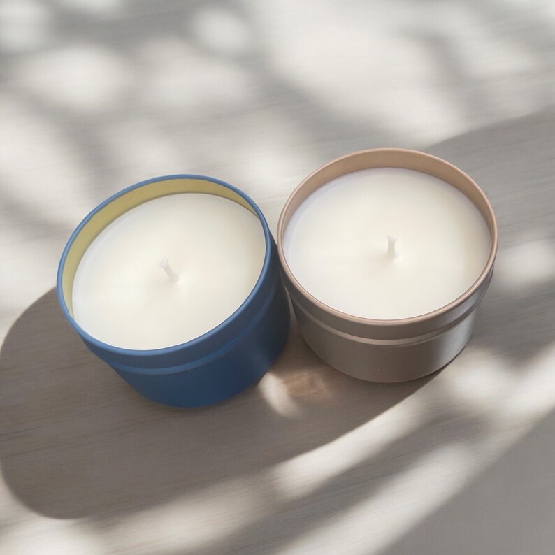 Virgin Coconut Soy Wax Candles, Wedding Favors, Party Favors, Baby