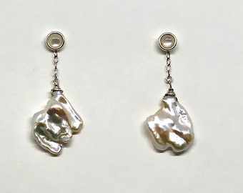 Cultured Pearl Statement Earrings